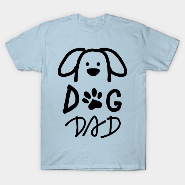 Dog Dad Woof Daddy T-Shirt by Attapet Original